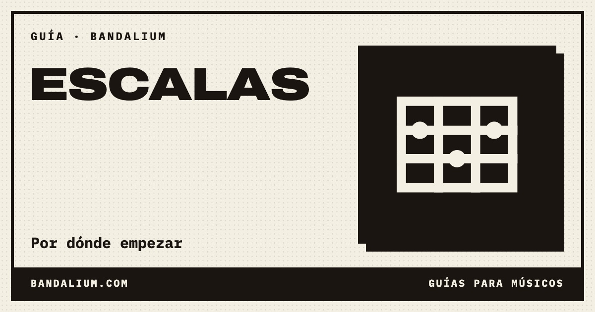 Portada de la guía: Escalas de guitarra para principiantes