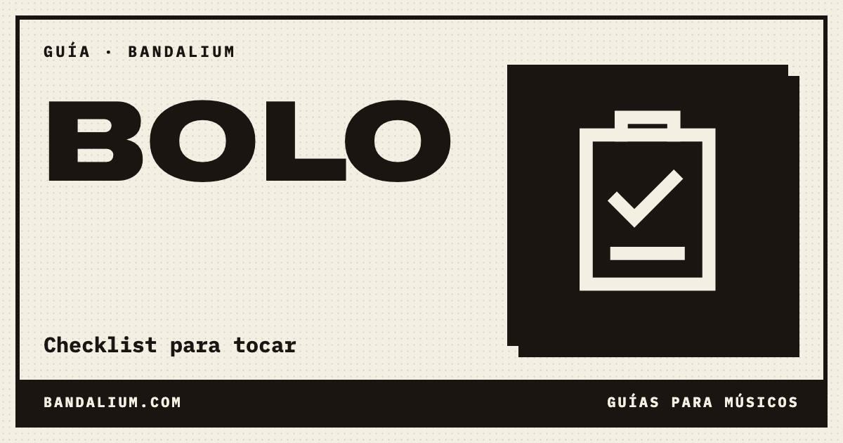 Portada de la guía: Qué llevar a un concierto: checklist
